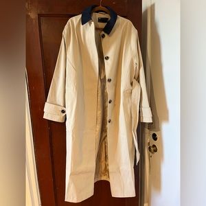 Tan ASOS Design Trench Coat NWT